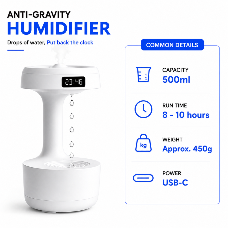 Smooth Anti Gravity Humidifier